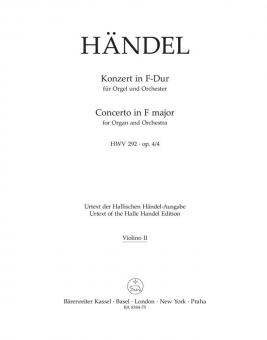Konzert F-Dur op. 4/4 HWV 292 