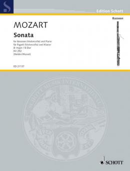 Sonata Bb Major K.292 Standard