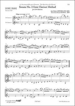 Sonata No. 2 from Clarinet Method 