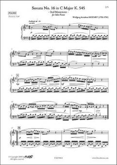 Sonata No. 16 in C Major KV 545 