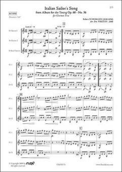 Italian Sailor's Song From Album For The Young Op. 68 No. 36 