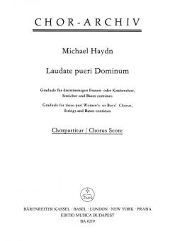 Laudate pueri Dominum Standard
