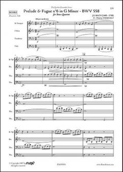 Präludium und Fuge Nr. 6 in g-Moll BWV 558 