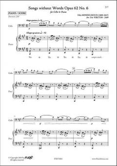 Songs Without Words Op. 62 No. 6 
