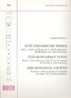Alte ungarische Weisen Heft 1 