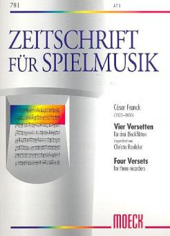 Vier Versetten 