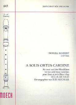 A solis ortus cardine 