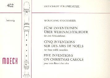 Fünf Inventionen über Weihnachtslieder 