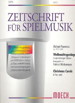 Weihnachtsgesänge in vierstimmigen Sätzen 