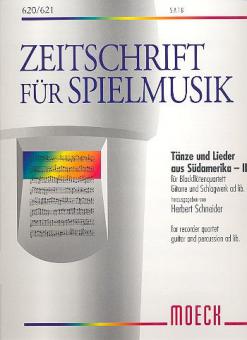 Tänze und Lieder aus Südamerika, Heft II 