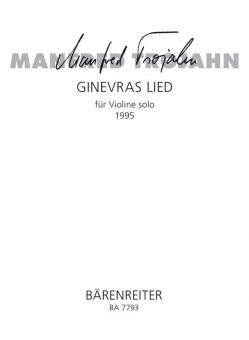 Ginevras Lied für Violine solo 