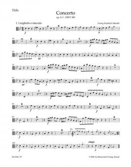 Konzert g-Moll op. 4/1 HWV 289 Standard