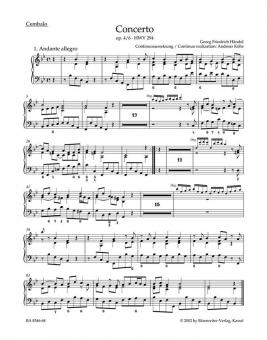Konzert B-Dur op. 4/6 HWV 294 
