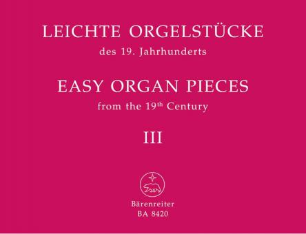 Leichte Orgelstücke des 19. Jahrhunderts 3 Standard