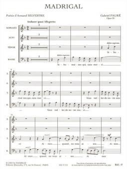 Madrigal Op. 35 