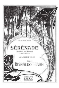 Serenade pour 2 Voix d'hommes (Tenor et Baryton) et Piano 