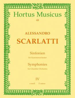 Sinfonia Nr. 4 e-Moll 