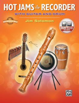 Hot Jams For Recorder (With Guitar And Drum) 