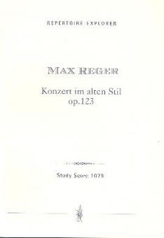 Konzert im alten Stil für Orchester op. 123 