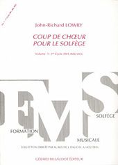 Coup de Choeur pour le Solfege Vol. 1 