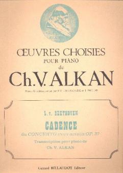 Cadence du Concerto en Ut Mineur op. 37 