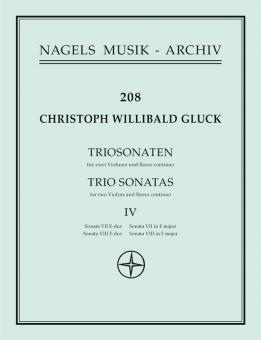 Triosonaten für zwei Violinen und Basso continuo IV 