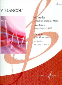 40 Etudes d'Apres Mazas Vol. 1 