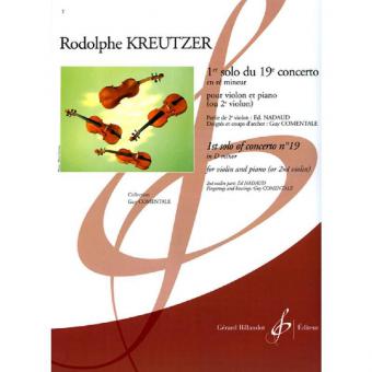 1er Solo du 19e Concerto en Re Mineur 