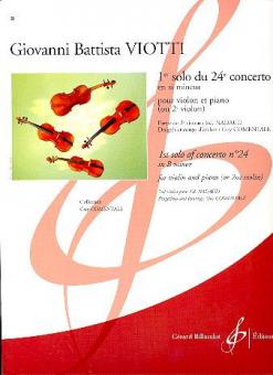 1er Solo du 24e Concerto en Si Mineur 