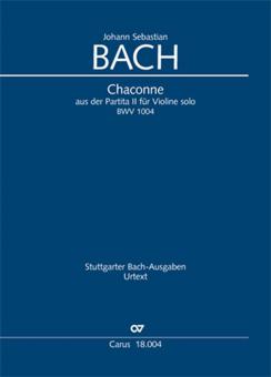 Chaconne aus der Partita in d-Moll BWV 1004 