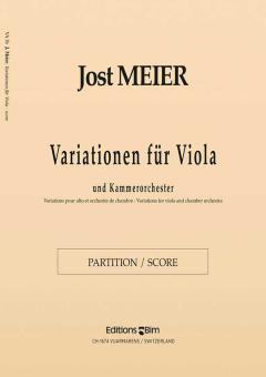 Variaciones para viola y orquesta de cámara Standard