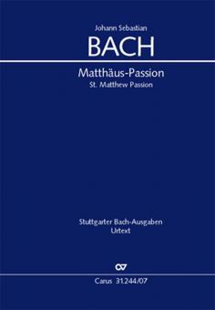 St. Matthew Passion BWV 244 
