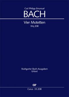 Vier Motetten Wq 208 Standard