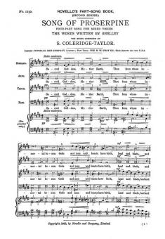 Song Of Proserpine 