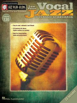 Jazz Play-Along Vol. 130: Vocal Jazz (Low Voice) 