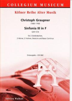Sinfonia III in F 