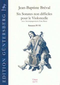 Six Sonates non difficiles pour le Violoncelle 