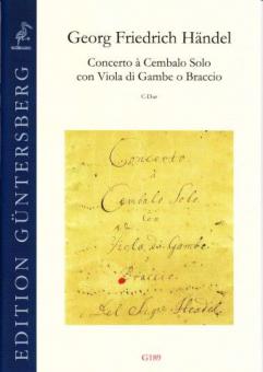 Concerto a Cembalo ... C-Dur 