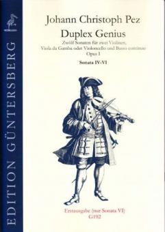 Duplex Genius, Sonaten IV-VI 