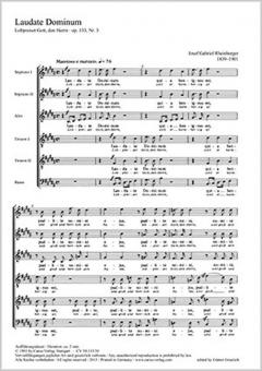 Laudate Dominum (Lobpreiset Gott, den Herrn) 