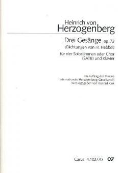 Drei Gesänge op. 73 Standard