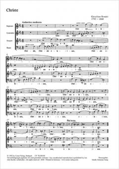 Christe eleison; Sanctus 