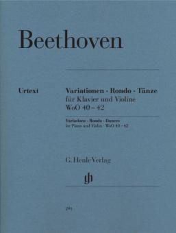 Variations, Rondo, Dances 