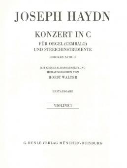 Concerto C major Hob. XVIII:10 (First Edition) 