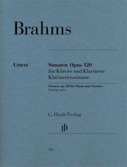 Sonatas For Clarinet And Piano op. 120/1-2 