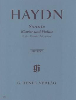 Sonata for Piano and Violin G major Hob. XV:32 