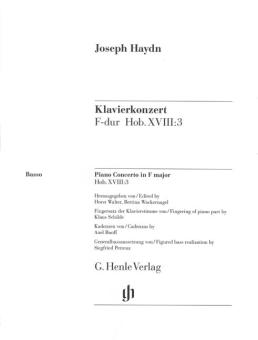 Concerto F major Hob. XVIII:3 