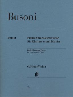 Early Character Pieces for Clarinet and Piano 