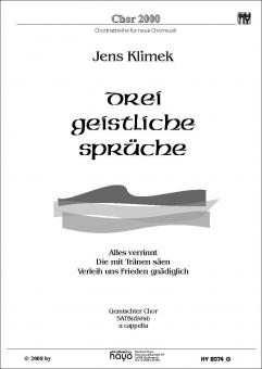 Drei geistliche Sprüche 