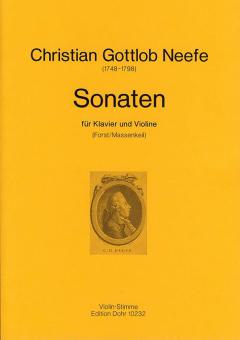 Sonaten für Klavier und Violine (Violinstimme) 